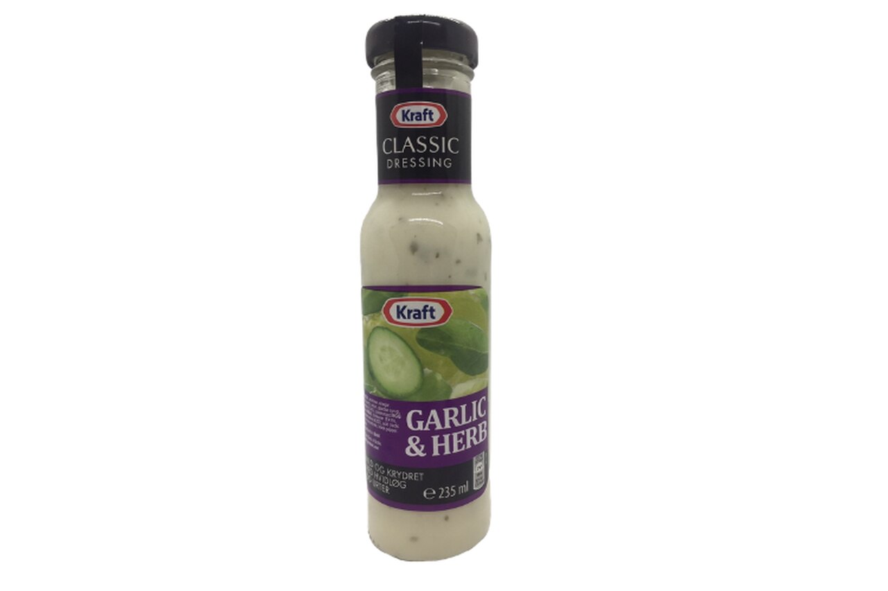 CASE PRICE 6x Kraft Garlic & Herb Classic Dressing 235ml RRP 11.99 CLEARANCE XL 1